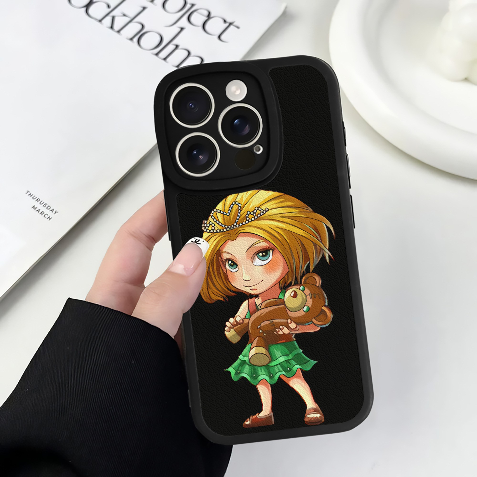 （画像用） リーグ・オブ・レジェンド League of Legends LOL 【iPhone 16シリーズ対応】シリコンスマホケース（レザー調） 材質：シリコン